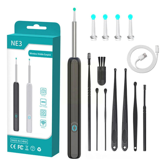 Nettoyage d’oreille, otoscope avec caméra